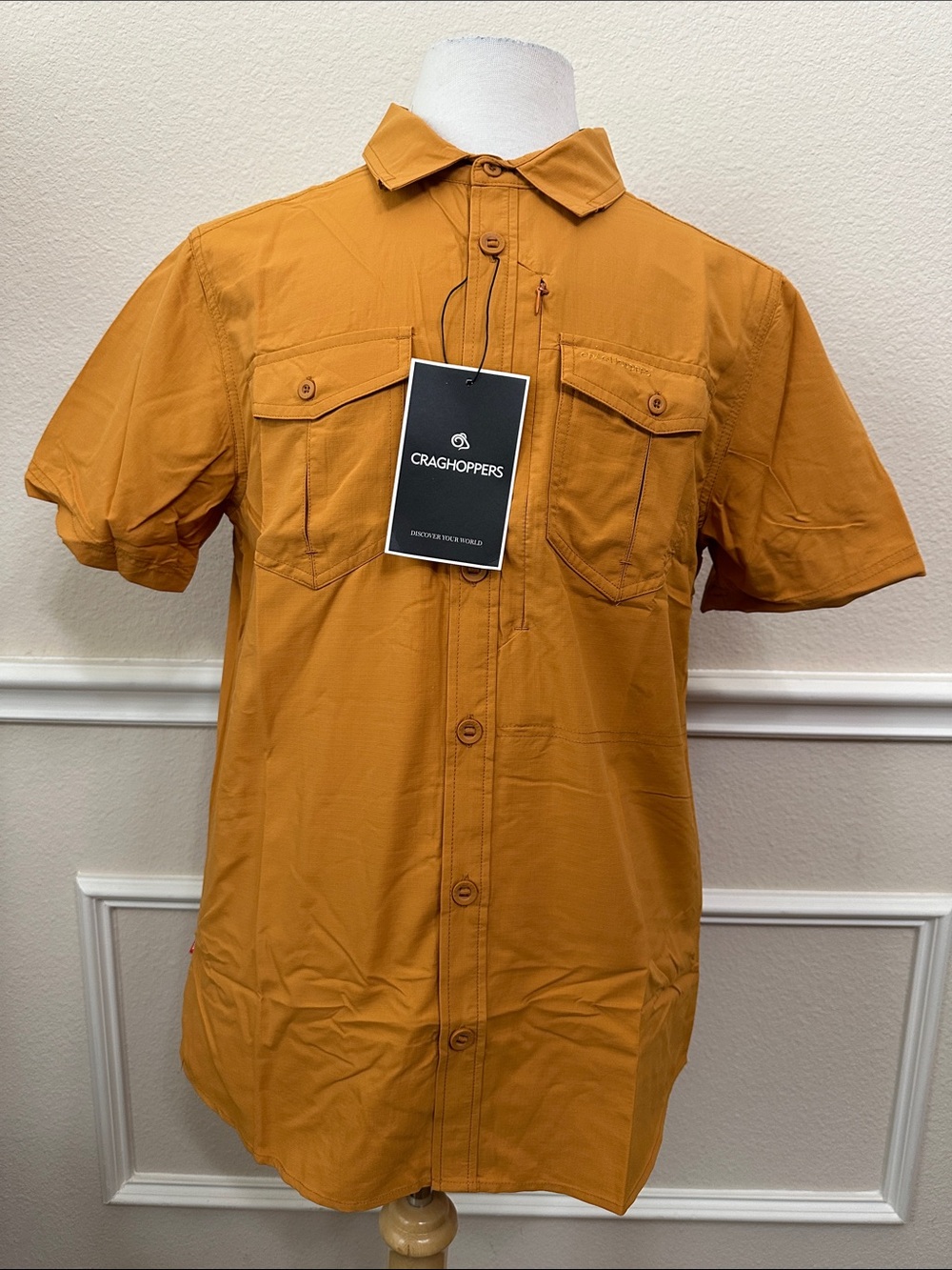 Craghoppers NOSILIFE ADVENTURE II  SHORT SLEEVE SHIRT - Cumin